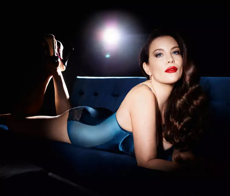 Liv Tyler shows off curves for Triumph capsule collection