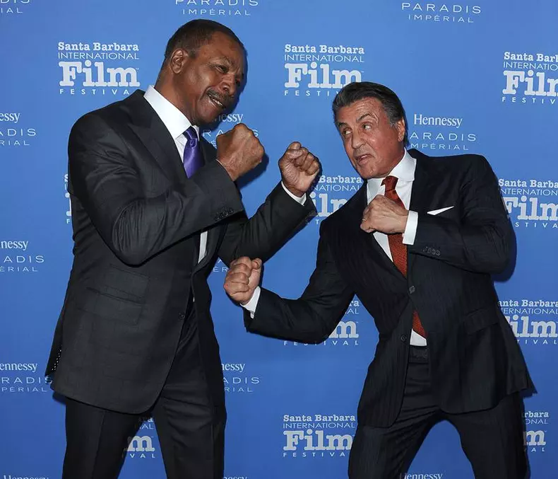 Carl Weathers, Sylvester Stallone