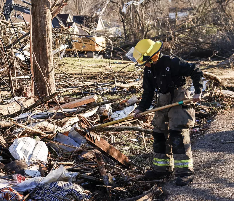 Tornado Damage in Western Kentucky