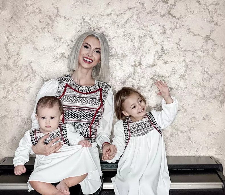 Andreea Bălan și fiicele ei