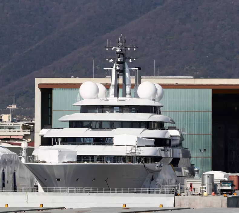 Scheherazade Superyacht Could Be Putin's - Tuscany