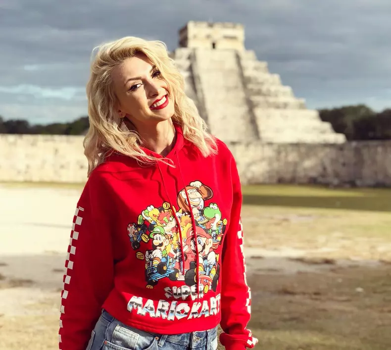 Andreea Balan vacanta ianuarie 2018