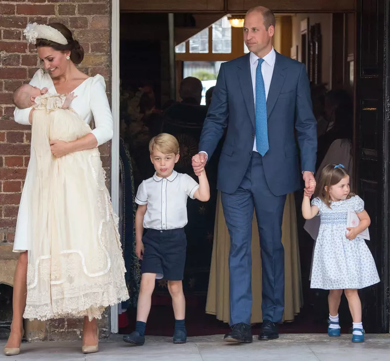 Prinţul Louis al Marii Britanii a fost botezat