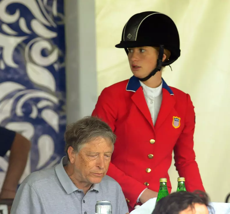 Bill Gates și fiica sa, Jennifer, foto EPA