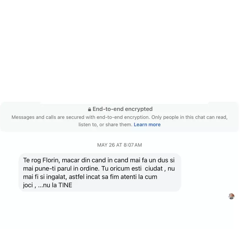 florin piersic junior mesaj