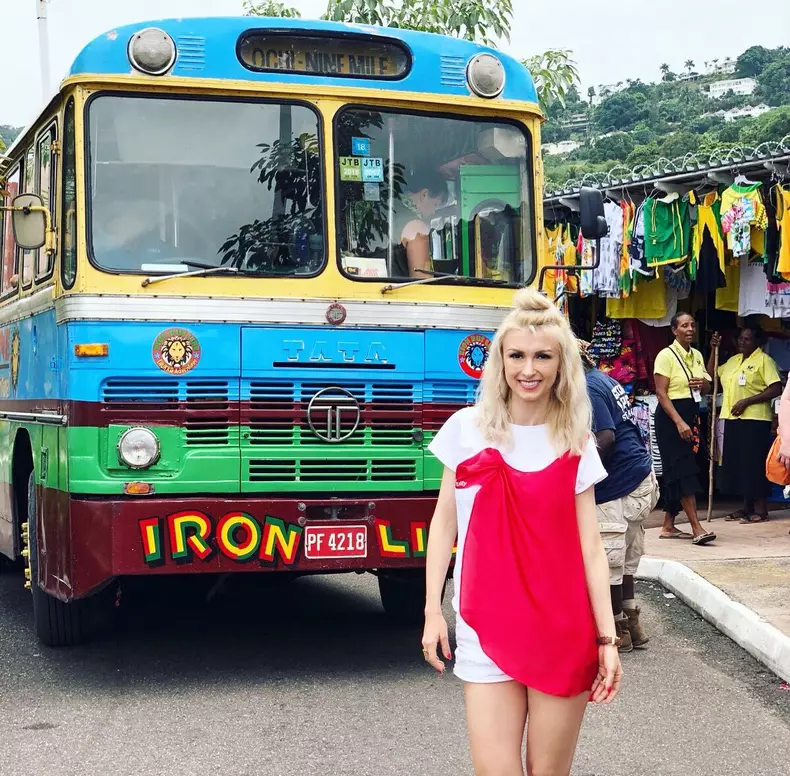 Andreea Balan vacanta ianuarie 2018