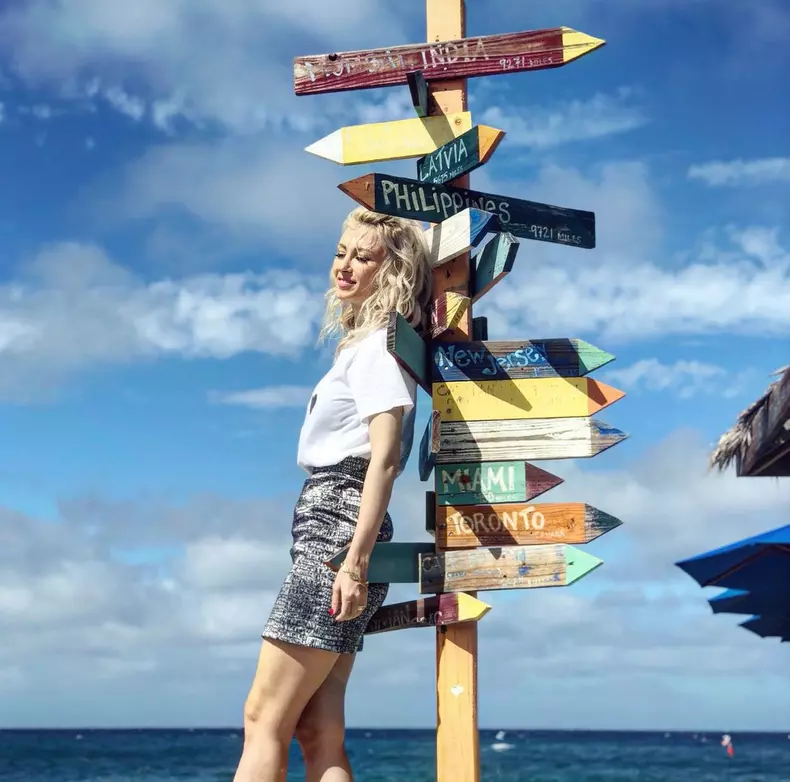 Andreea Balan vacanta ianuarie 2018