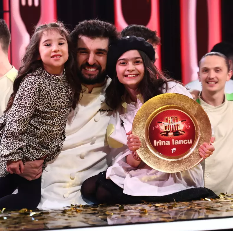 Chef Richard, alaturi de fiica sa, Carlottina, si Irina
