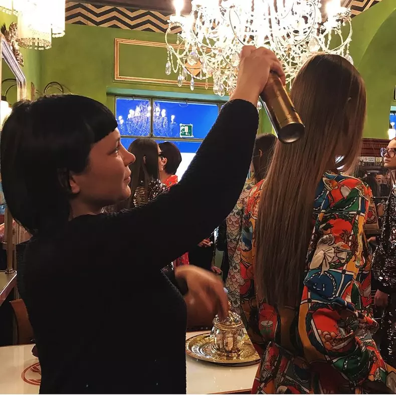 Alina Bădicioiu, make-up artist la Milano