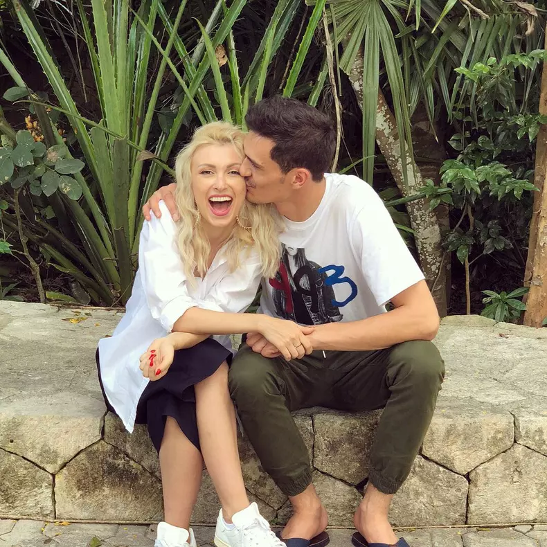 Andreea Balan vacanta ianuarie 2018