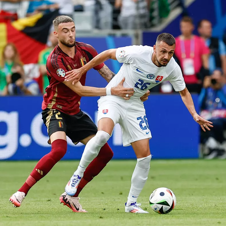 FRANKFURT, Arena Frankfurt, 17-06-2024 , European Football Championship Euro2024, Group stage match no.9 between Belgium