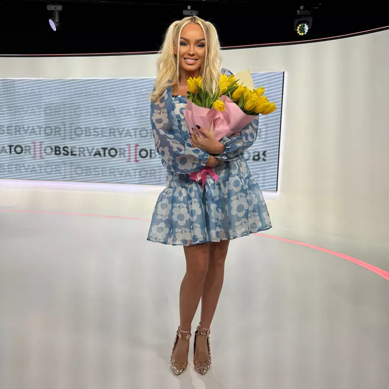 Maria Constantin in platoul Obserbator