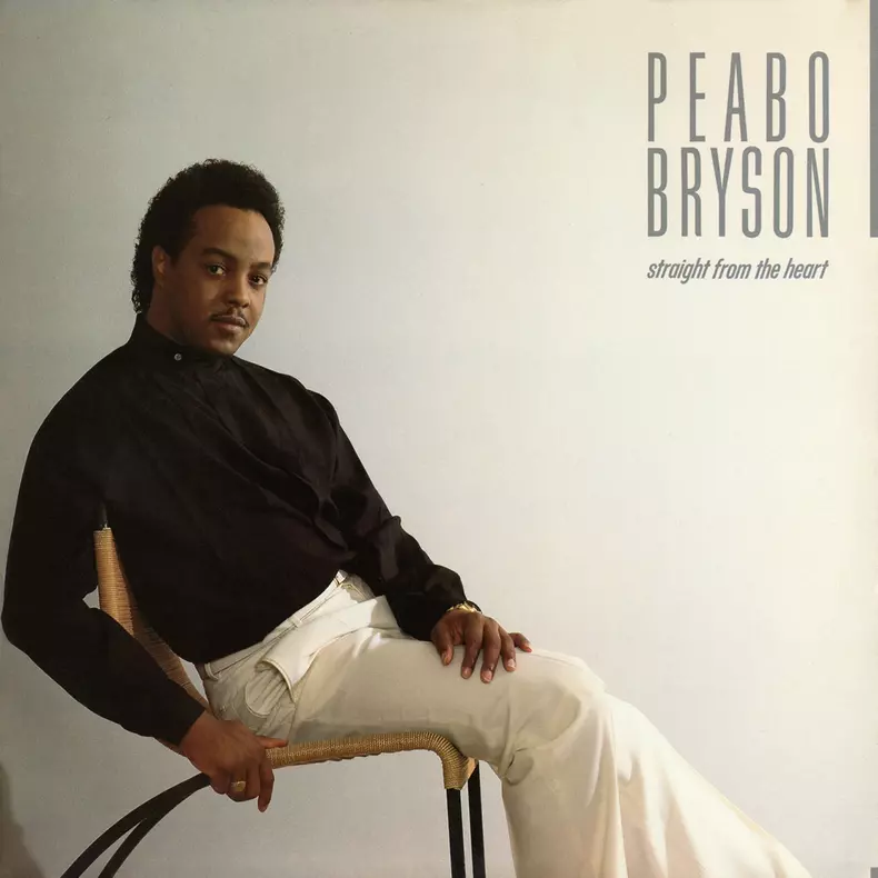 Peabo Bryson  -  Straight to the Heart - vintage vinyl cover album (Front)