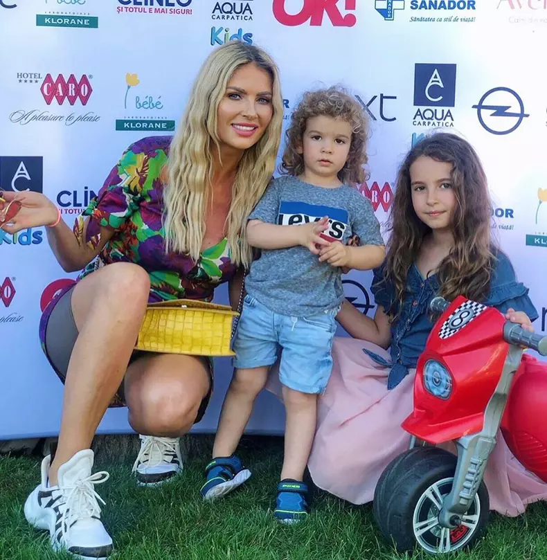 andreea banica si copiii