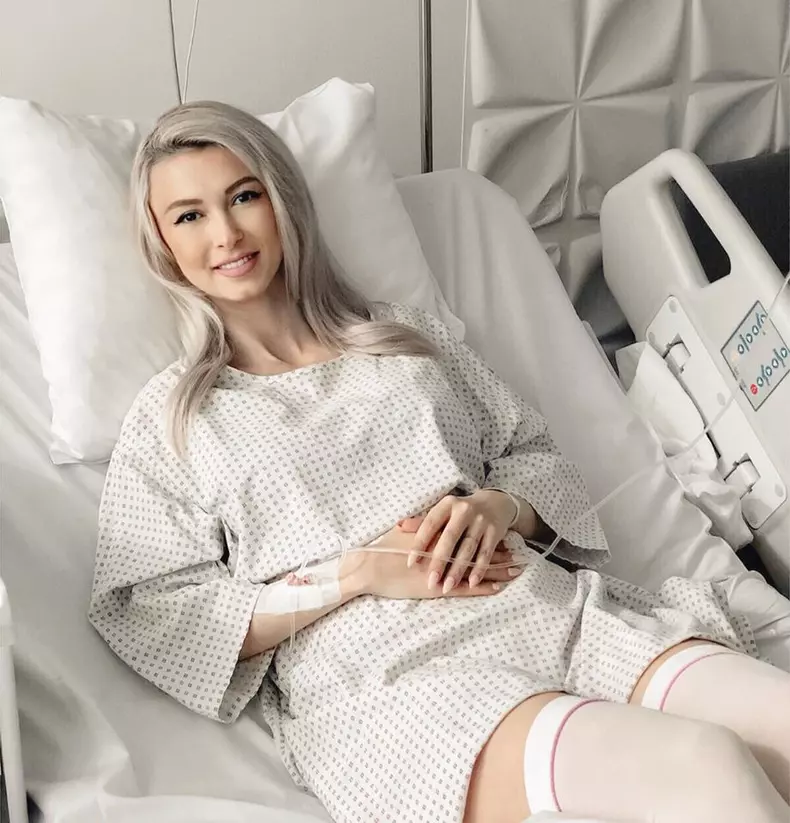 Andreea Bălan în spital