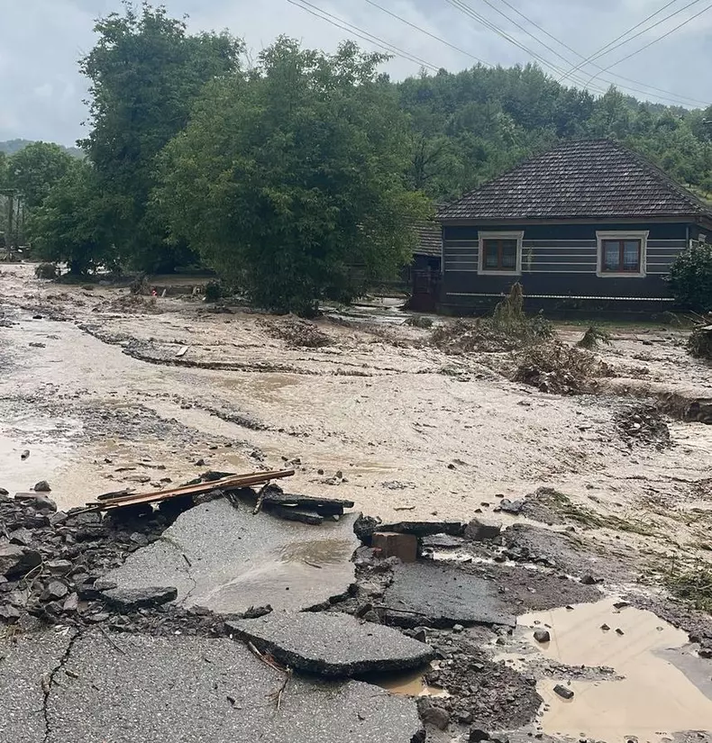 Inundatii in judetul Arad