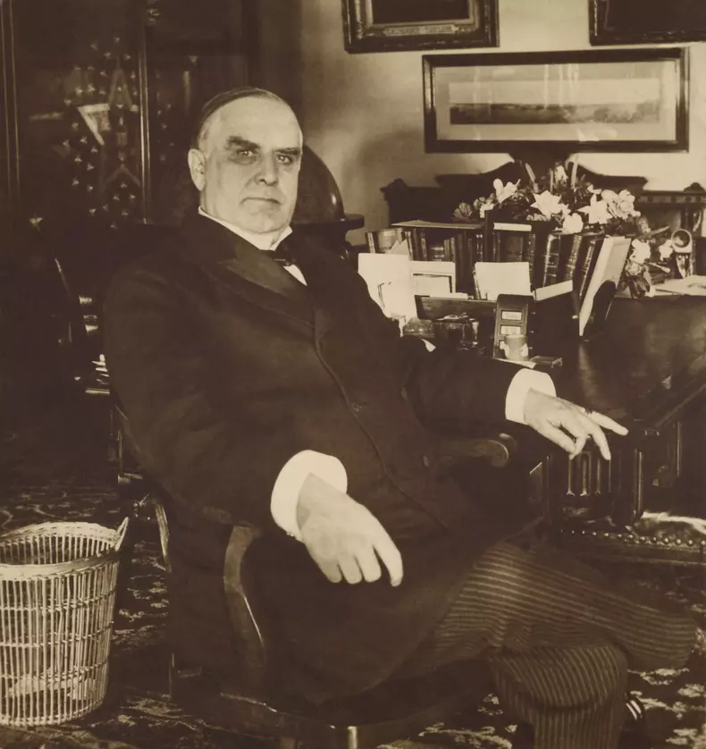 President,William,Mckinley,In,The,White,House,,1897-1901.,The,Us