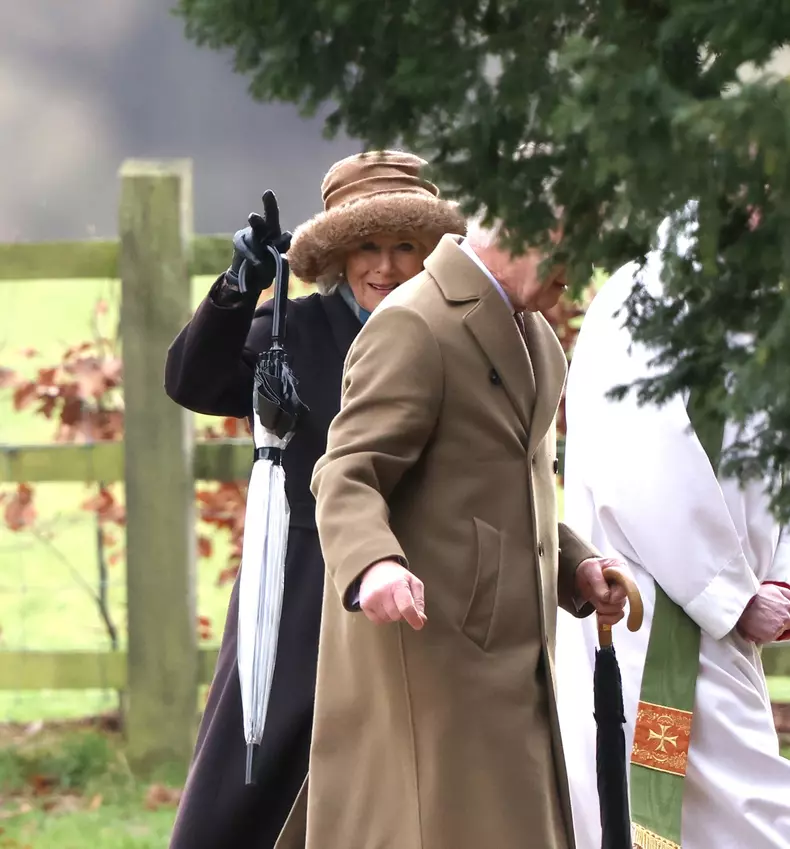 King Charles III, Sandringham, Norfolk, UK, on 4th February, 2024., Sandringham, Sandringham, Norfolk, England - 04 Feb 2024