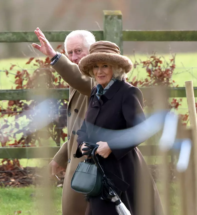 King Charles III, Sandringham, Norfolk, UK, on 4th February, 2024., Sandringham, Sandringham, Norfolk, England - 04 Feb 2024
