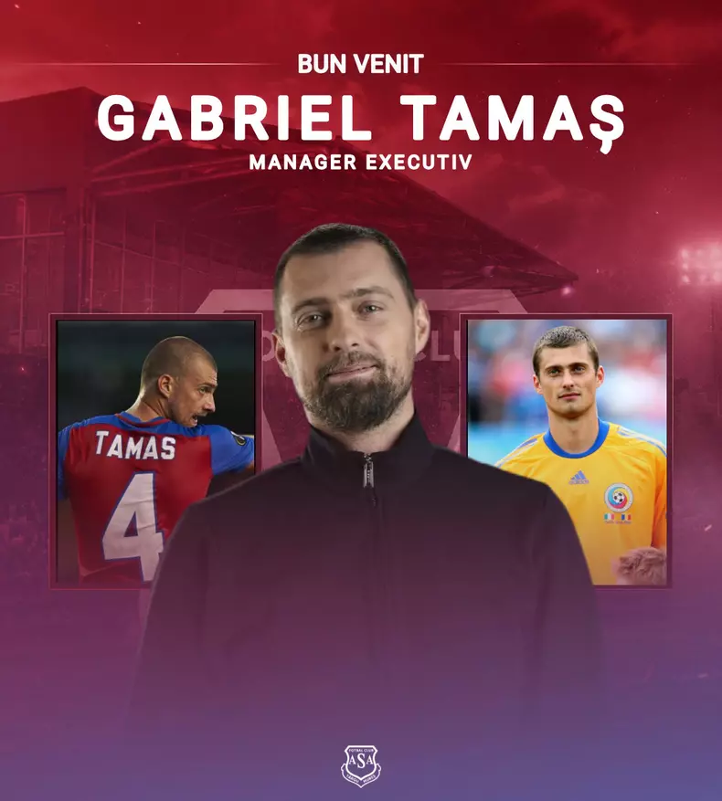 Bine ai venit la ASA Targu Mures, Gabriel Tamas!