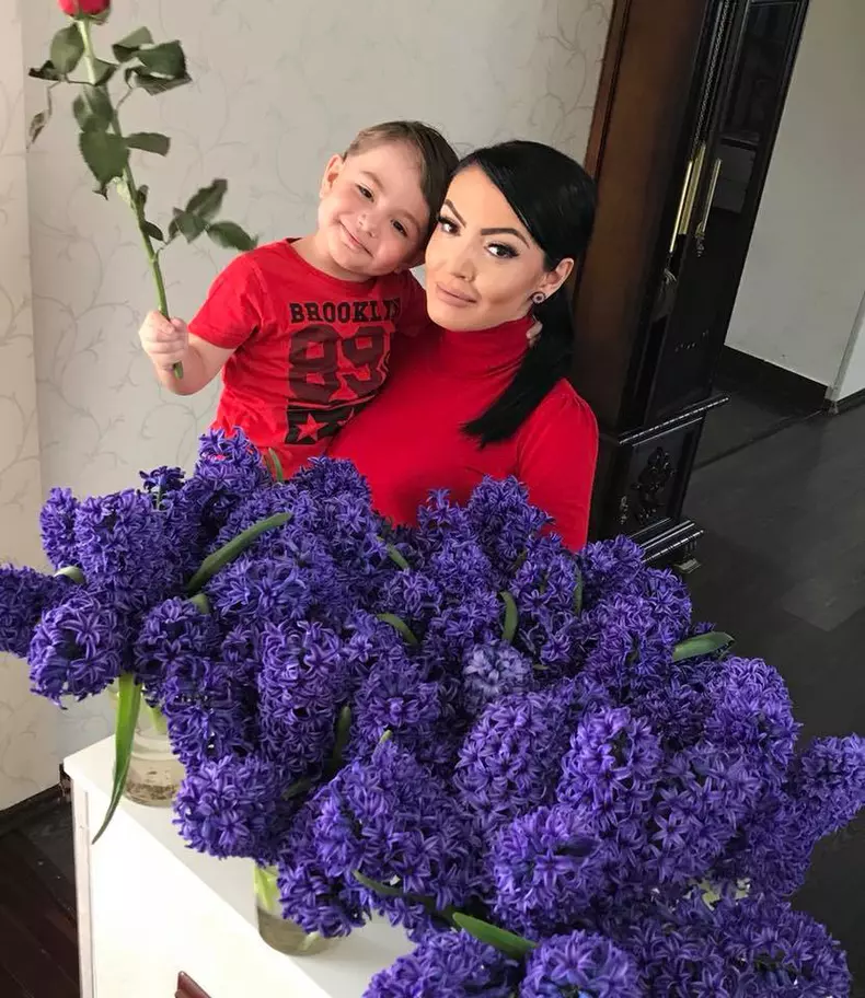 Andreea Mantea si fiul ei David