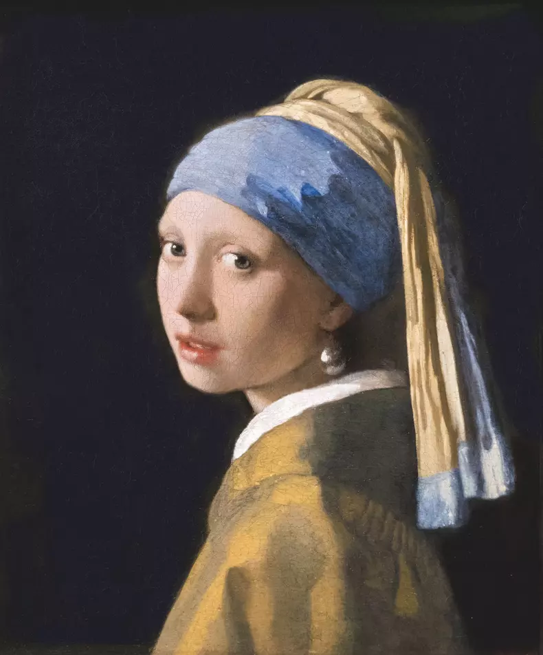 “Fata cu cercel de perlă” de Vermeer - originalul