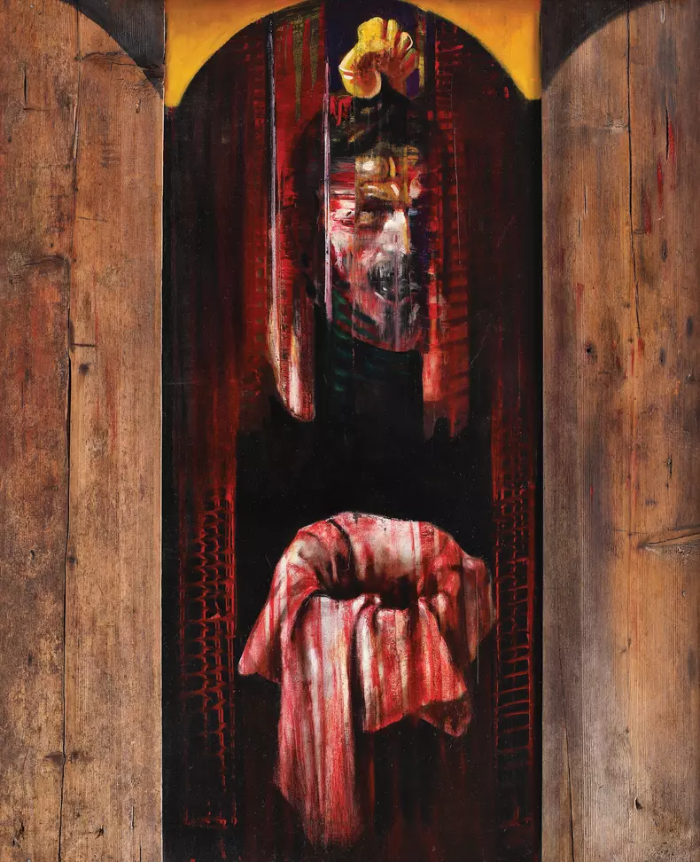 Untitled (Autoportret) - Adrian Ghenie (15.000-25.000 euro)