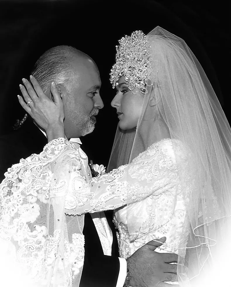 Celine Dion alături de regretatul ei soț René Angélil