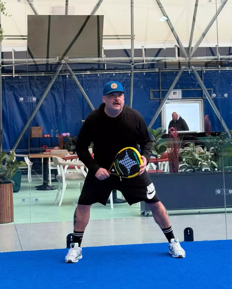 mihai bobonete joaca padel pentru olimpiada (2)