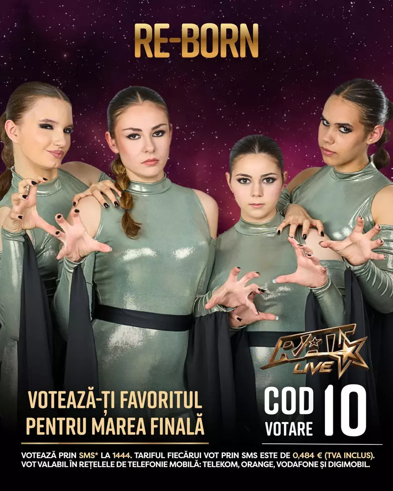 Trupa Re-born a câștigat Românii au talent