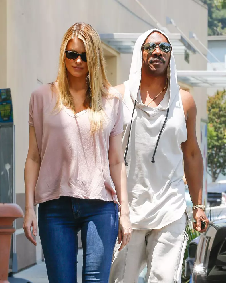 Exclusive... Eddie Murphy & Paige Butcher Grab Coffee In Studio City