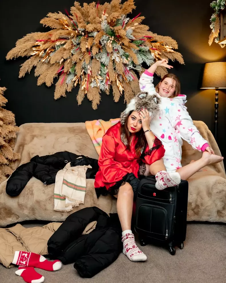 Oana Roman și fiica ei, Isabela (1)