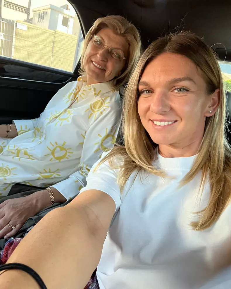 Simona Halep și mama ei