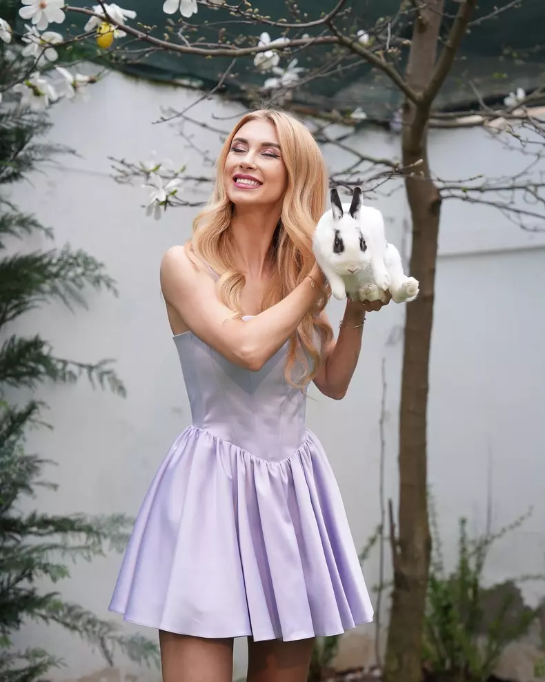 Andreea Balamn si iepurasul de Paste