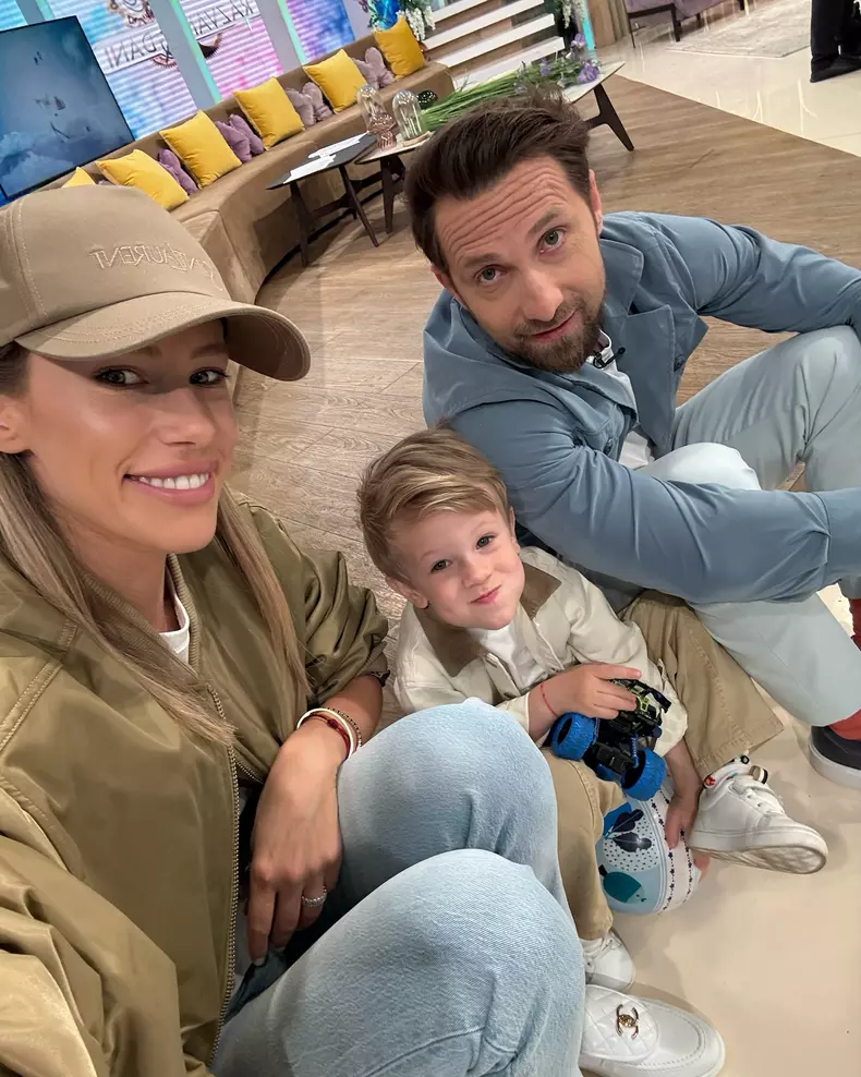 Gabriela Otil si fiul ei Tiago