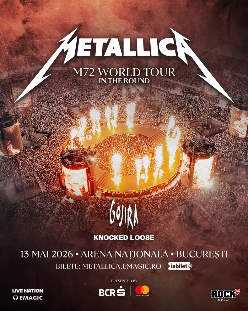 Metallica concert București 13 mai 2026 2
