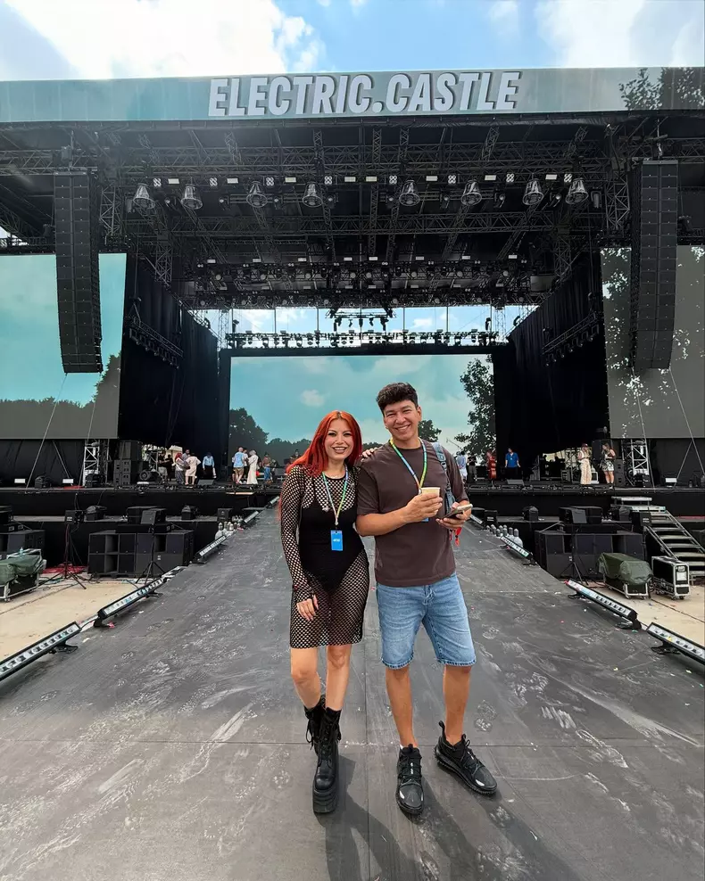 Elena Gheorghe si Cornel sotul ei