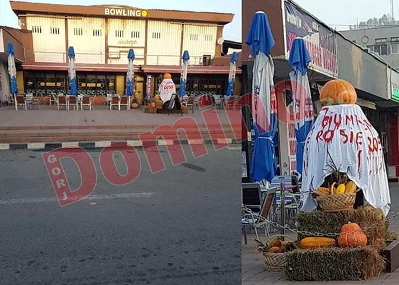 Cum A Pus Ciuma RoÈ™ie Pe CearÈ™af Patronul Unui Bar Din Motru De Halloween LocaÈ›ia Este Chiar Vizavi De Parchet PoliÈ›ie È™i JudecÄƒtorie Libertatea