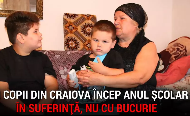 Bunica Tania trebuie să crească doi nepoței cu o pensie de 900 de lei. Fiica ei a murit, ginerele s-a sinucis și copiii lor i-au rămas în grijă