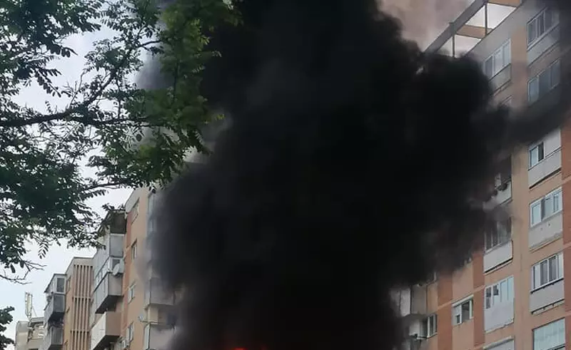 VIDEO Victima din Mercedesul care a explodat la Arad e un cunoscut afacerist local, fostul socru al unui deputat PNL