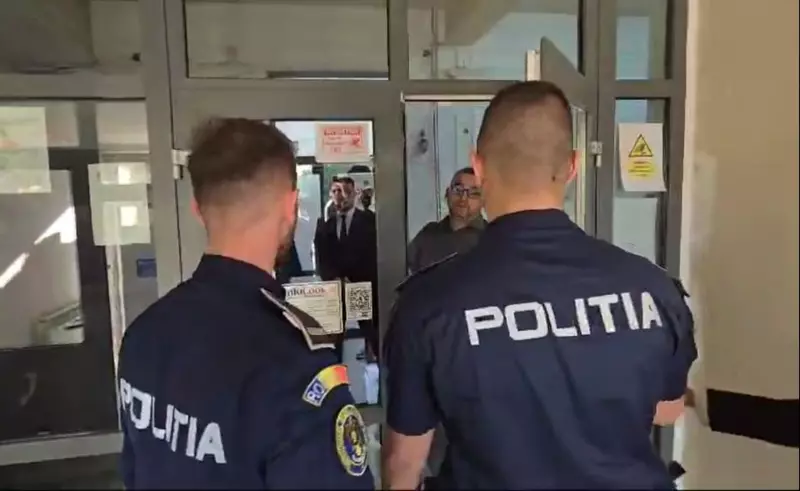 VIDEO Jurnaliști sechestrați pe un hol în sediul CJ Prahova în timpul lansării candidaturii lui Iulian Dumitrescu pentru funcția de șef al Consiliului Județean