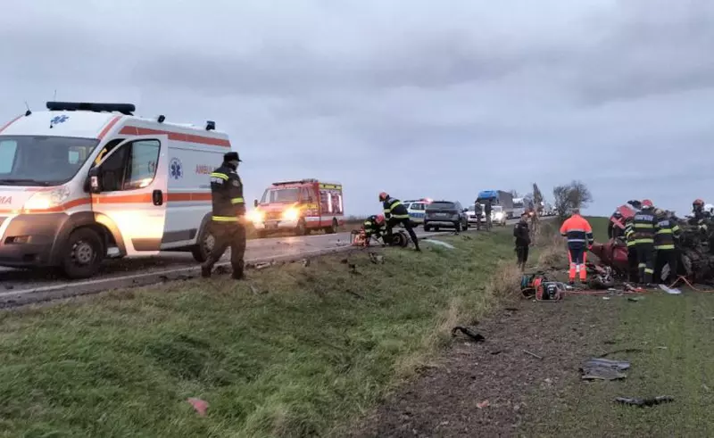 VIDEO Accident la Graniceni, judetul Suceava