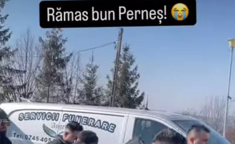 VIDEO Imagini de la înmormântarea lui Andrei Perneș