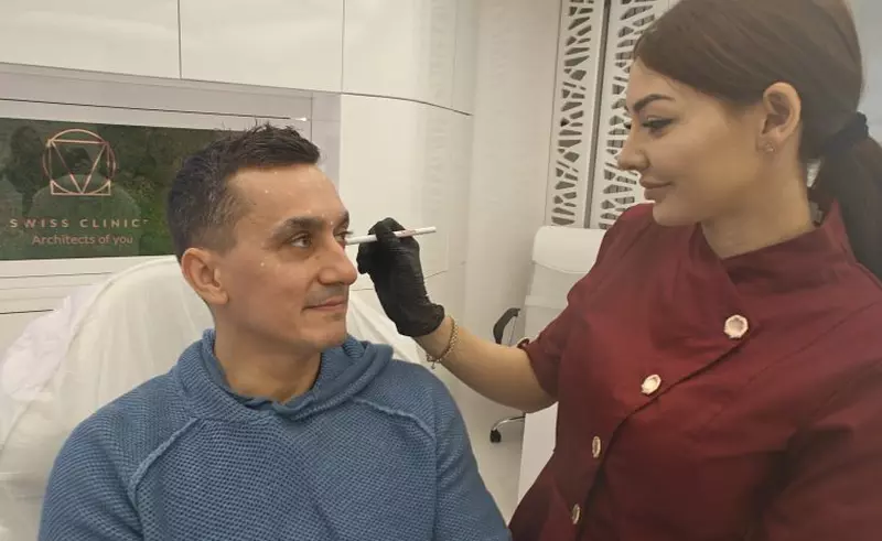 Marian Drăgulescu a mers la estetician