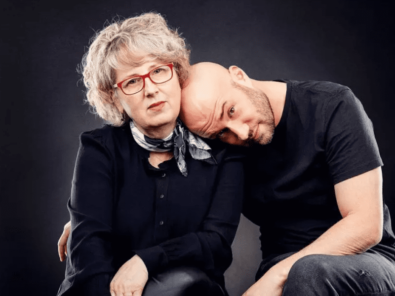 Mihai Bendeac și mama lui