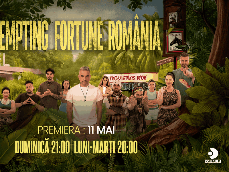 Tempting Fortune România se vede la Kanal D în fiecare duminică (ora 21.00), luni (ora 20.00) și marți (ora 20.00)