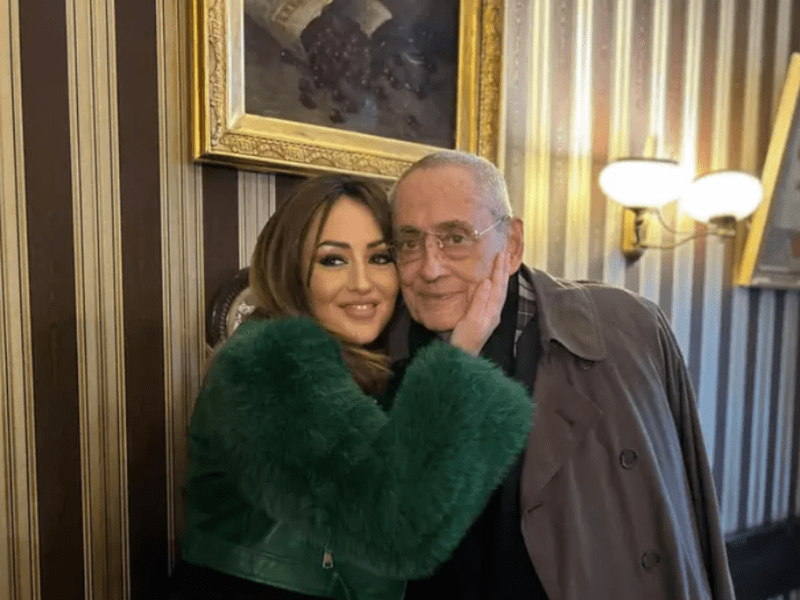 Horia Moculescu, alături de fiica sa, Nidia.