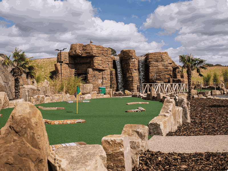 teren de golf în Adlington Golf Centre, Marea Britanie, cu australiană