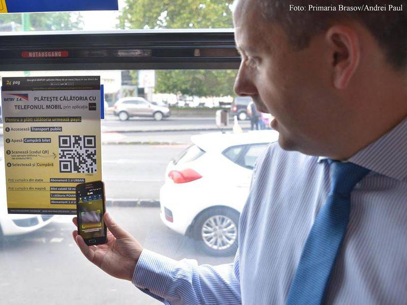 Biletele De Autobuz In Brașov Pot Fi Plătite și Cu Telefonul Mobil