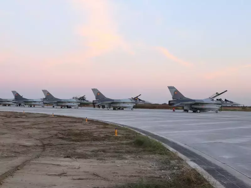 avioane F16  sosire borcea romania (2)